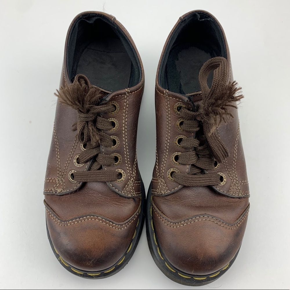 Dr. Martens 5 Eye Lace to Toe Brown Oxford Size 6